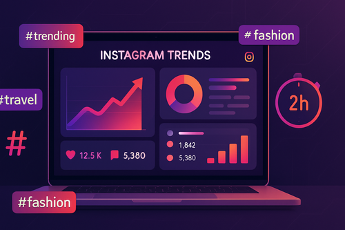 Un outil d'analyse de tendances Instagram développé en 2h !
