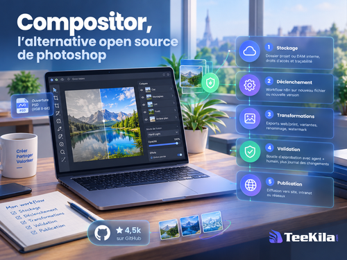 Compositor, l'alternative à Photoshop en Open source 